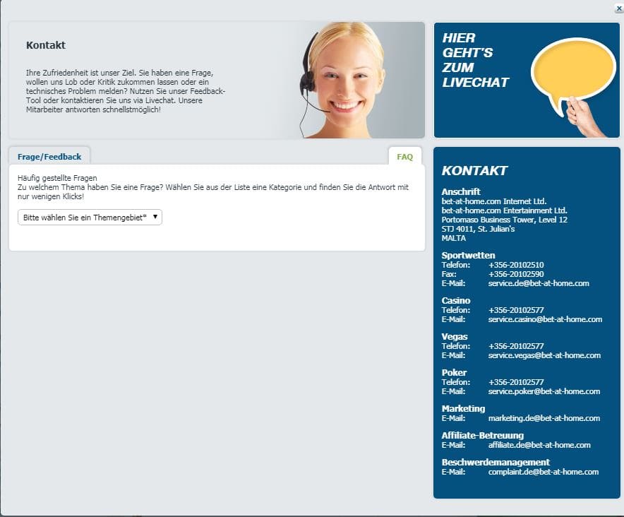 Bet-At Home Kundenservice Kontakt Sportwetttentest ueber unter sportwetten Bet-At Home Kundenservice Kontakt Sportwetttentest ueber unter sportwetten