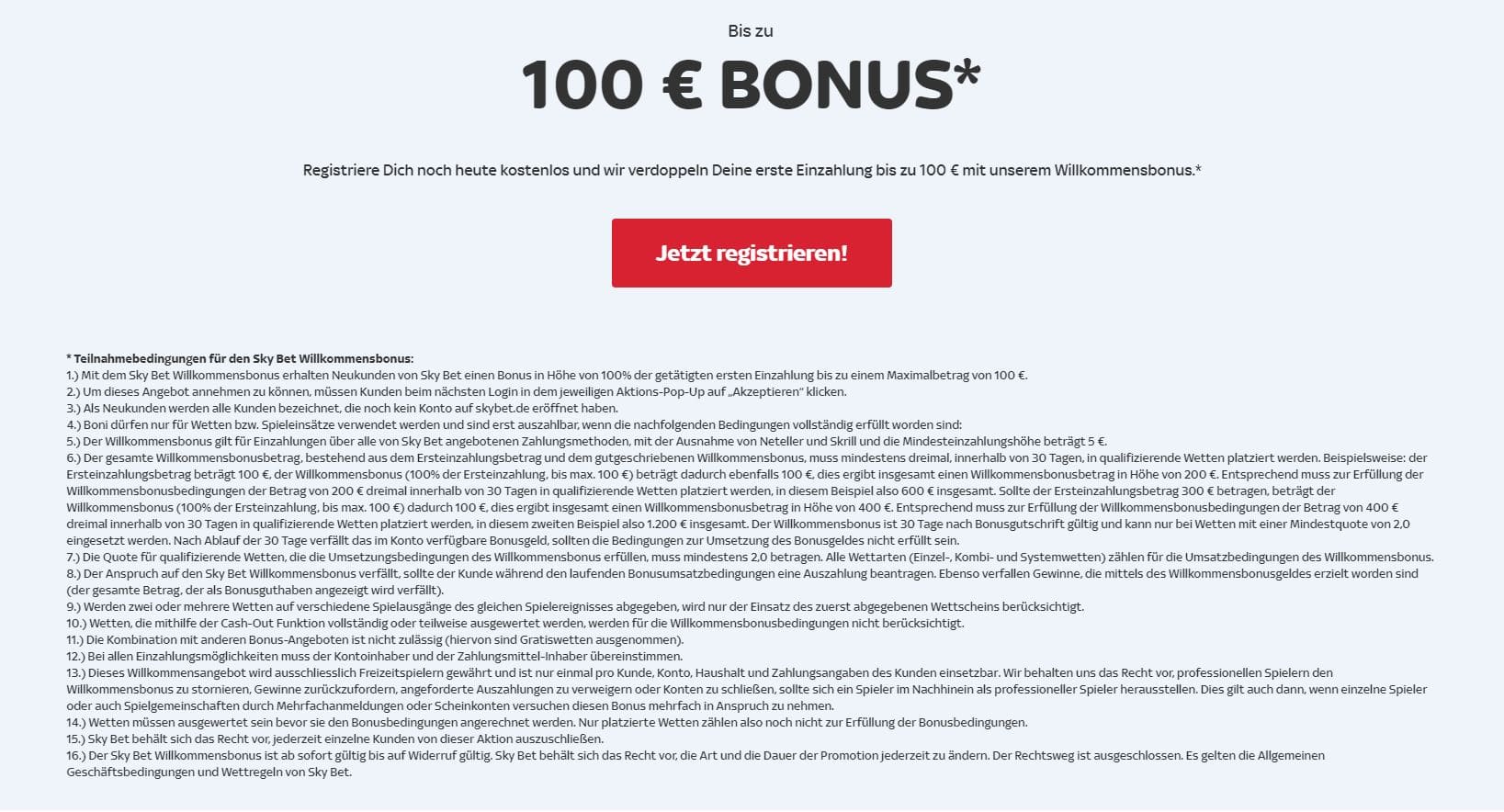 SkyBet Neukundenbonus Sky Bet Erfahrungen Sportwetttentest ueber unter sportwetten